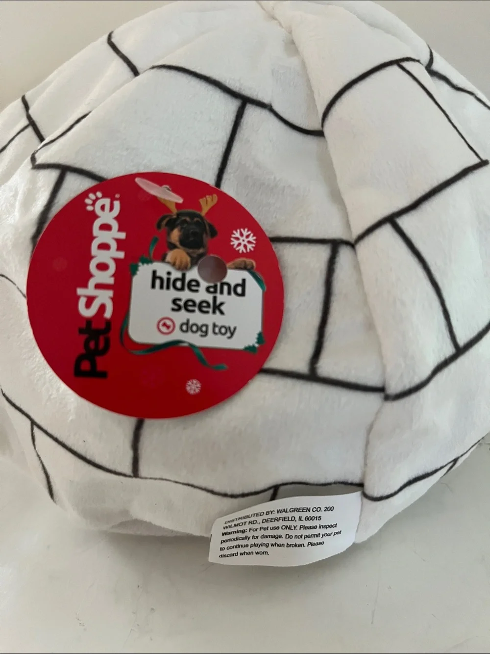 Mornings Are Ruff Black & White Dog Mug  plus Hide n Seek Dog Toy
